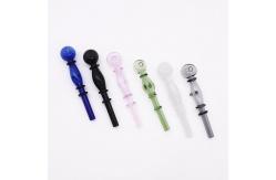 China Borosilicate Alien Shaped Colored Glass Hookah Pipe supplier