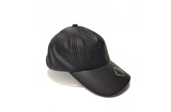 China Genuine Leather Material Custom Baseball Hats For Man Common Fabric supplier