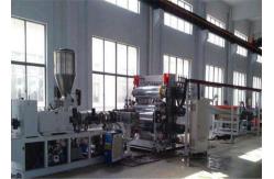 China Marble Plastic Sheet Extrusion Line , PVC Artificial Wall Panel Profile Making Machine supplier