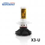 X3 50W 6000Lumen  ZES chips car led headlight for sale