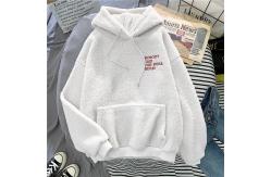 China Autumn And Winter Hooded Sweater Korean Thick Pullover Coat Anti Shrink supplier