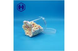 China Hexagonal Plastic Candy Cookies Nuts Jar Featuring Screw Lid Design And Wavy Bottom supplier
