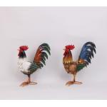 Nature Inspired Rooster Metal Garden Ornament for sale