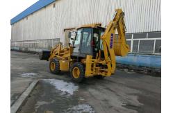 China Compact Structure Mini Tractor Backhoe Loader With Weichai Engine supplier