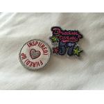 Metal Thread Custom Embroidered Patches  Sew On Cloth Badges Nice Design
