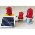 Anti Aging Solar Powered Aircraft Warning Lights High Intelligence