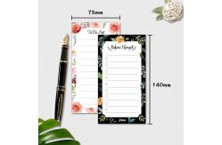 China Custom Flower Magnetic Fridge Notepads Family Planner supplier