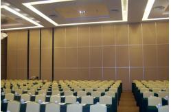 China Sliding Aluminium Track Roller Sound Absorbing Wall Partition For Conference Hall supplier