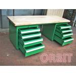 Heavy Duty Industrial Workbenches With Wood / Composite Board Bench Top