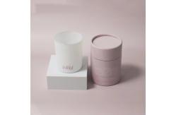 China Candle Tea paper cylinder packaging Customizable Design Matt Lamination / Foil Stamp supplier