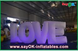 China Popular 190T Nylon Inflatable Lighting Decoration For Valentines Day supplier