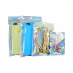 Holographic 4x6 Resealable Bags , Clear Window Stand Up Mylar Bags for sale