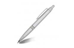 China Elegant Business Ballpoint Pen Diamond-Inlayed Ring Design 1.0mm Gift Ball Pen supplier