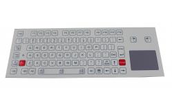 China USB cable with 12 FN keys panel mounted keyboard with rugged touchpad supplier