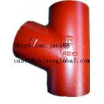 En877 Epoxy Powder Cast Iron Fittings/ISO6594 Cast Iron Pipe Fitting for sale