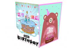 China CMYK Printing Music Greeting Card Custom Voice Brochure Multi Size With Sound Chip supplier