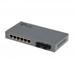 Desktop Ethernet Switch With 6RJ45 Ports , DC5V1A 8 Port Optical Switch for sale