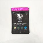Aluminum foil bags 3 Side Sealed Zipper Packaging Pouch Food storage Packaging Bag With Tear Notch for sale
