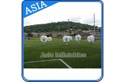 China Transparent Adult Bubble Loopy Ball / Body Zoring For Soccer Field supplier