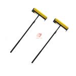 7.5m Nylon Solar Panel Cleaning Rotating Brush With Telescopic Pole Roller for sale