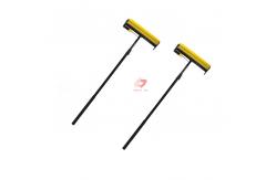 China 7.5m Nylon Solar Panel Cleaning Rotating Brush With Telescopic Pole Roller supplier