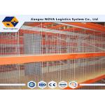 Double Deep Durable Push Back Pallet Racking Systems , Steel Warehouse Pallet Shelves Heavy Duty for sale