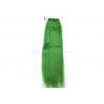 Fashionable Yaki Human Lace Front Wigs 24'' Green Tangle - Free for sale