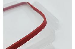 China Circular / Square Shaped Silicone Seal Gasket Ring For Plastic Food Boxes supplier
