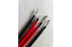 China XLPE Insulation, XLPE Jacket PV Solar Cable, Red Color PV Solar Cable, -40-+90℃ Cable supplier