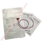 Philipph M1624A ECG Lead Set Unshielded 3 Lead Miniclip AAMI 0.7M 989803144941 Original for sale