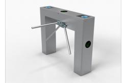 China Unique Mechanical Stainless Steel Tripod Turnstile Gate For Hotel / Lobby supplier