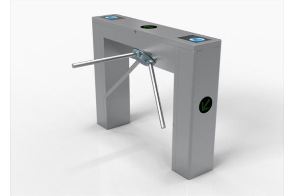 Unique Mechanical Stainless Steel Tripod Turnstile Gate For Hotel / Lobby