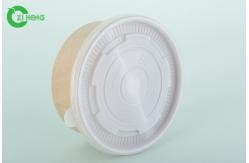 China Non Toxic Disposable Paper Bowls With Lids Taking Out Soup / Pasta / Salad supplier