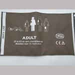 Brown Reusable Blood Pressure Cuff , Portable Nibp Cuff Connectors Monitor