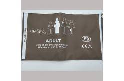 China Brown Reusable Blood Pressure Cuff , Portable Nibp Cuff Connectors Monitor supplier