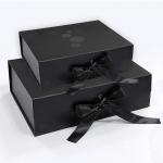 Custom Size Accepted Rectangle Cardboard Magnet Foldable Packaging Gift Box for Gifts for sale