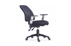 China 60mm Nylon Castor Mesh Swivel Office Chair MID Back Fabric Seat supplier
