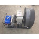Gasoline Engine Cable Pulling Equipment Wire Rope Capstan 3 Ton In Line Transmission Site for sale