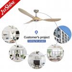 ETL 3 Solid Wood Blades Ceiling Ventilation Fan With Remote Control