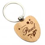 Customizable Personalized Wood Keyring Made of Natural Materials for sale