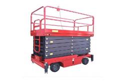 China 4M 6M High Mobile Scissor Lift Platform Movable Scissor Lift supplier
