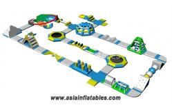 China Adults Inflatable Water Island Playground For Backyard Parks supplier