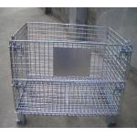 Industrial Heavy Duty Mesh Container Stackable Collapsible Rigid Pallet Containers for sale