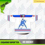 Long Sleeve Team Ice Hockey Jersey Uniform Chest Width 65-87.5cm for sale