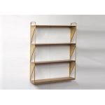 Wall Mounted Metal Frame Kitchen Floating Shelves for sale