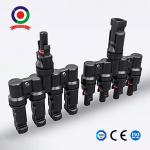 Electrical Pv Photovoltaic T Branch Connector Parallel Connection Ce 30a for sale