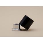 Matte Black Perfume Bottle Lids Cylinder Shape Leak Proof High Reliability for sale