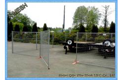 China Movable PVC Coated 6ftx10FT Temporary Fencing For Construction Site supplier