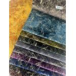 Holland Metallic Foil Print Fabric Customized Color For Sofa Home Decoration for sale