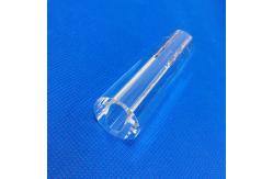 China Quartz Glass Laser Spare Parts Customize High Purity Quartz Flow Tube supplier